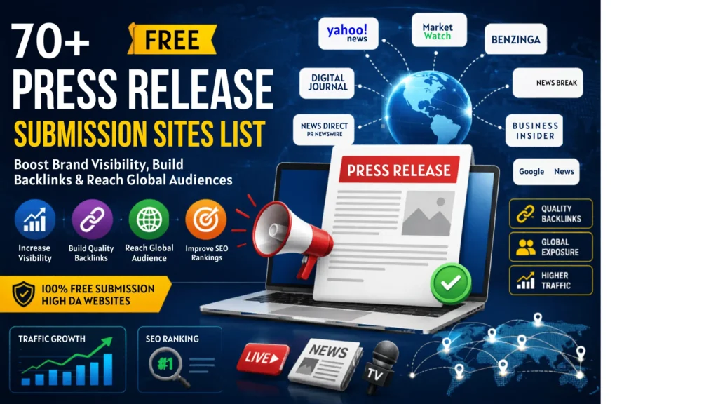 Press Release Submission Sites List